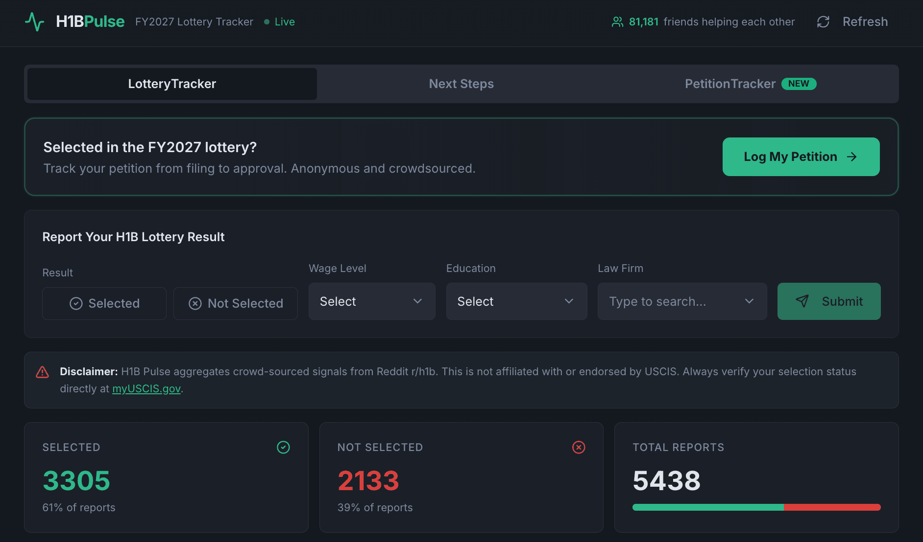 H1B Pulse screenshot 1
